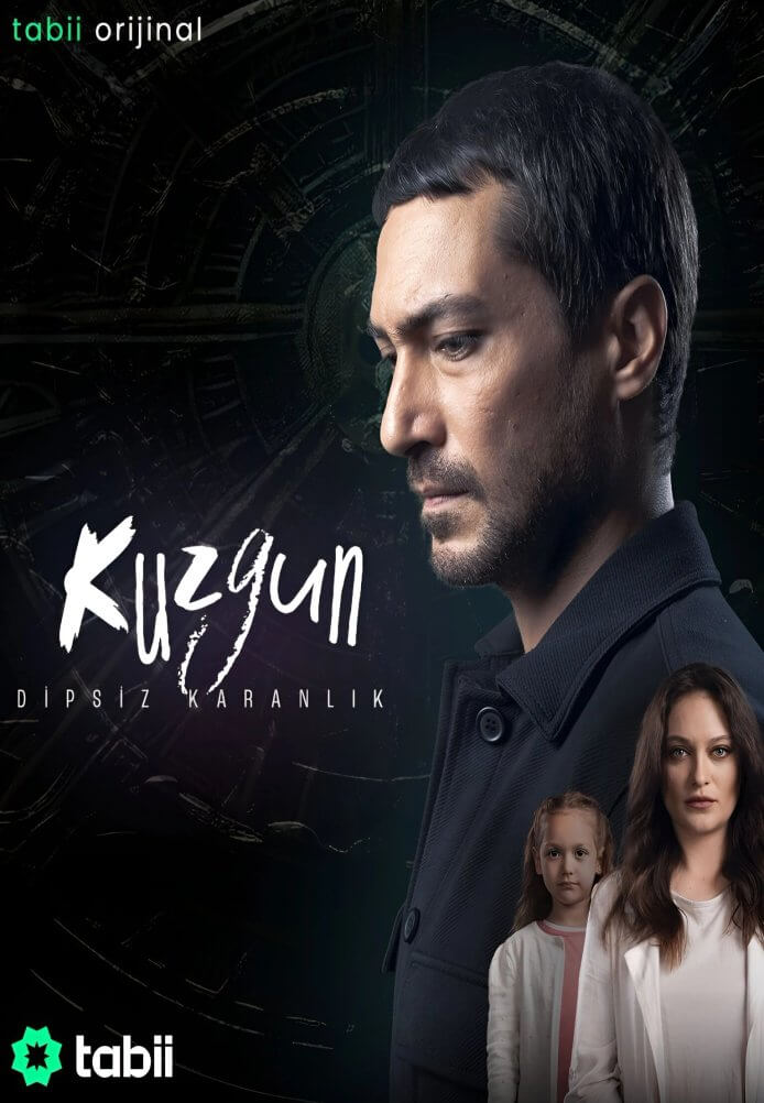 Турецкий сериал Ворон: Бездонная тьма Постер турецкого сериала Ворон: Бездонная тьма